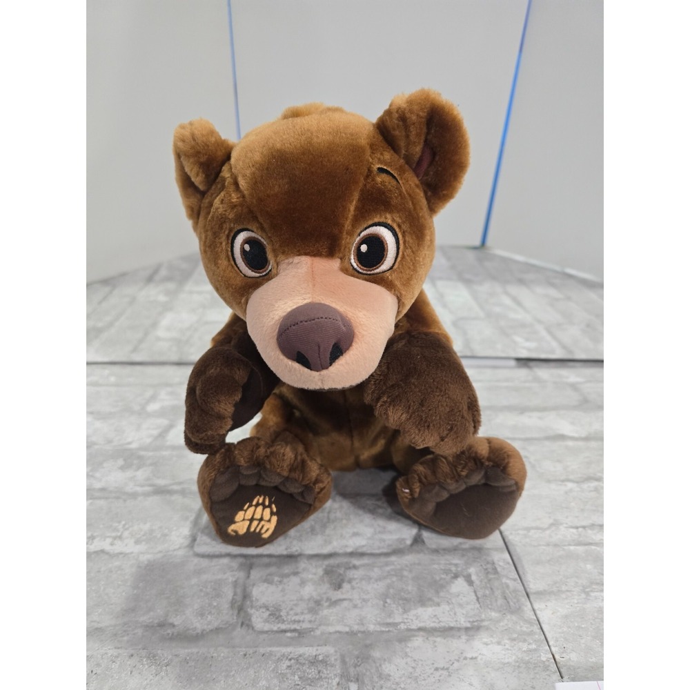 Disney's Brother Bear Tumble 'n Laugh Koda 2003 Hasbro Talk/Move Plush VIDEO